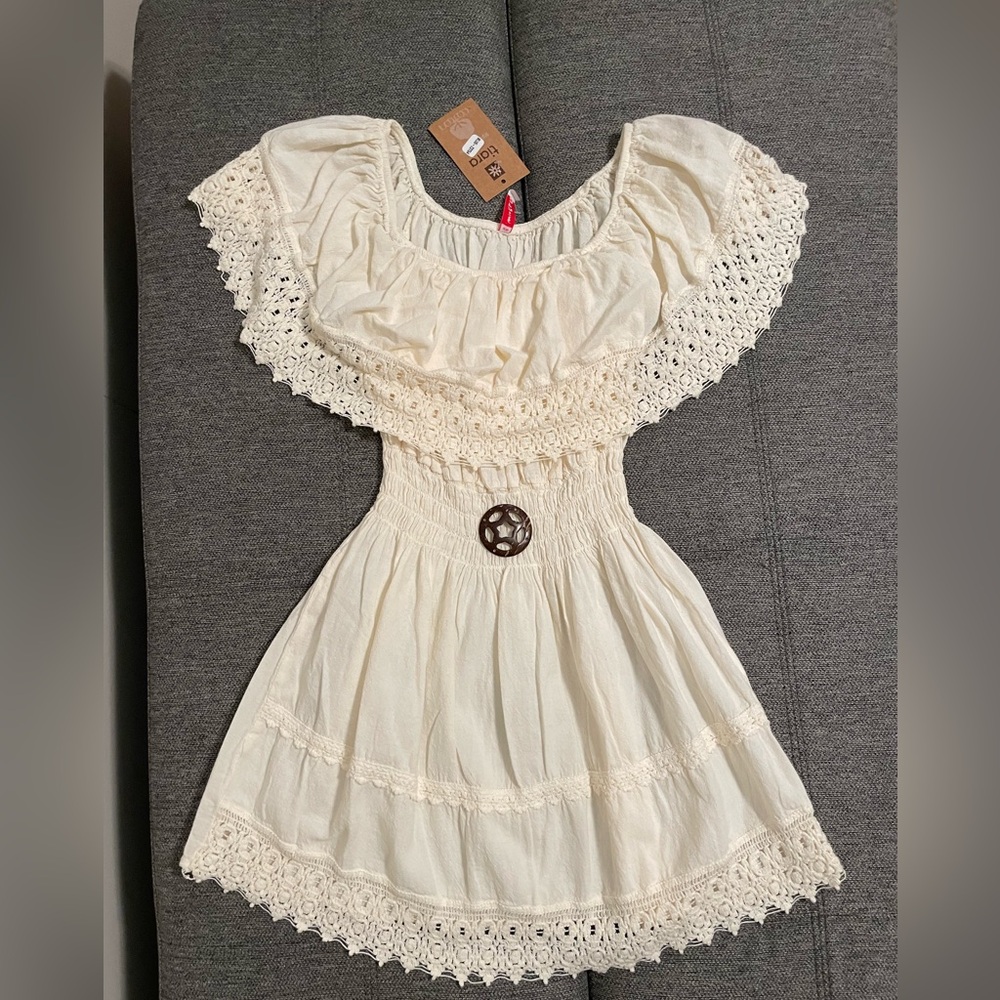 Brand new Crochet mini dress